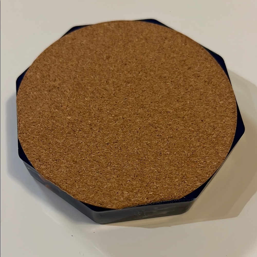 Blue Octagonal Coaster - Picture 5 of 7